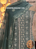 Embroidred Georgette Kurti With Shantoon Bottom And Chiffon Dupatta-ISKWFBL0402Nk1169