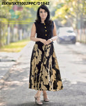 Floral Printed Cotton Skirt With Top-ISKWSKT1002PPC/D1842