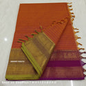 Kota Check Cotton Saree With Blouse-ISKWSR11026755