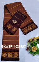 Zari Weaved Cotton Saree-ISKWSR11026757