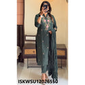 Embroidered Cotton Kurti With Pant And Dupatta-ISKWSU12026550