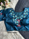 Embroidered Silk Blouse-ISKWBL13025677