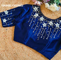 Embroidered Silk Blouse-ISKWBL13025683