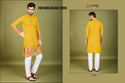 Men's Embroidered Cotton Kurta-ISKM040361091/61092/61093/61094/61095