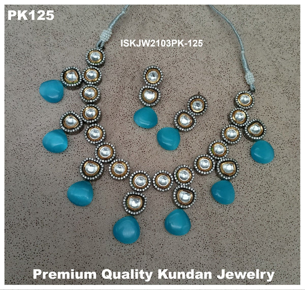 Kundan Jewelry Set-ISKJW2103PK-125