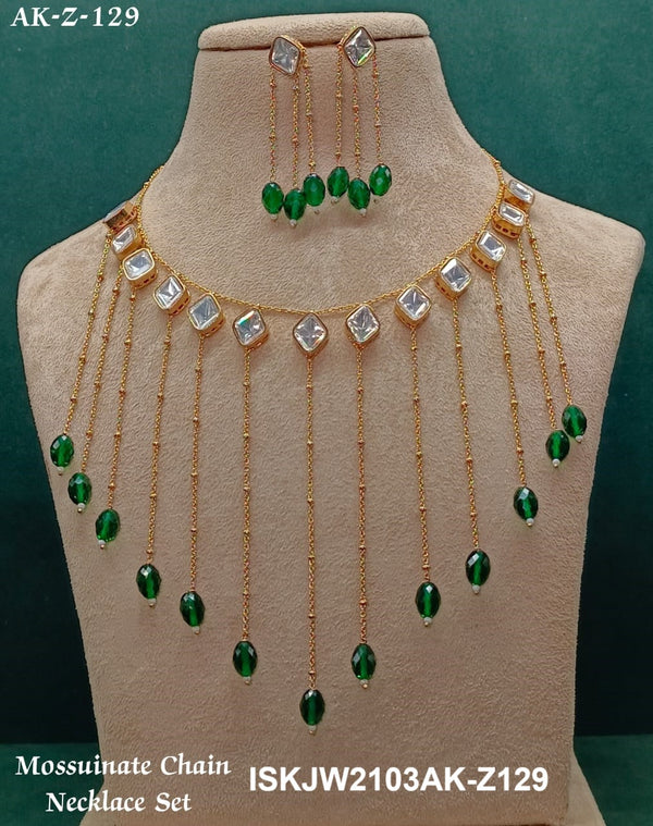 Kundan Jewelry Set-ISKJW2103AK-Z129