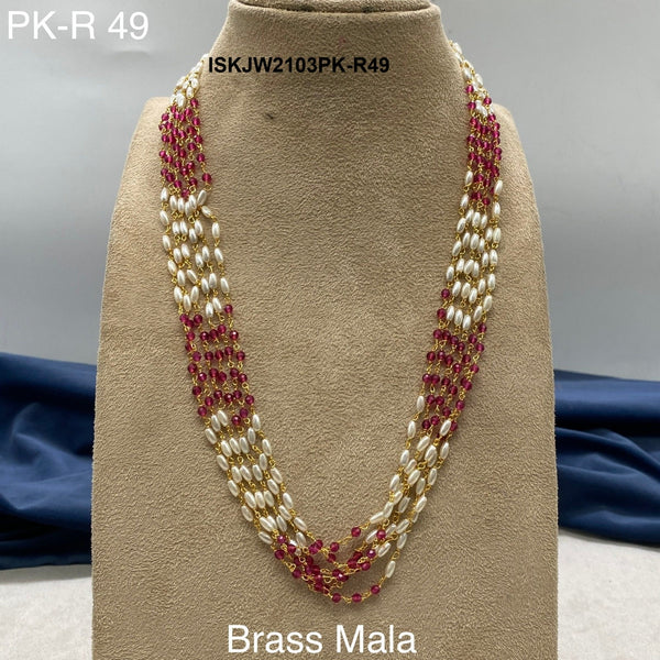 Brass Mala-ISKJW2103PK-R49