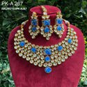 Kundan Jewelry Set-ISKJW2103PK-A267