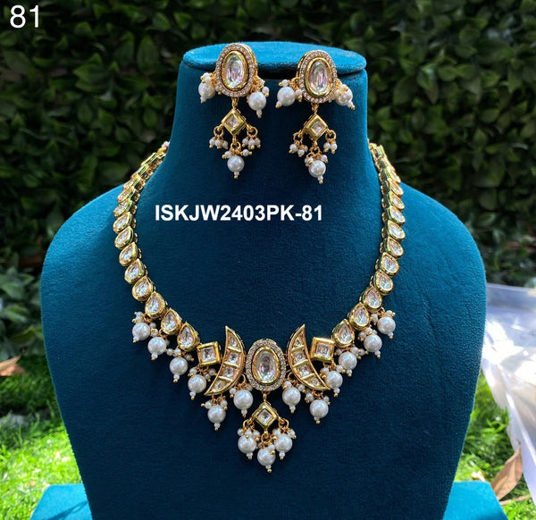 Kundan Jewelry Set-ISKJW2403PK-81