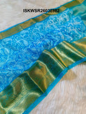 Chikankari Kora Organza Silk Saree With Blouse-ISKWSR26038982