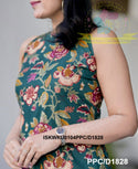 Kalamkari Printed Cotton A-Line Kurti With Palazzo-ISKWKU0104PPC/D1828