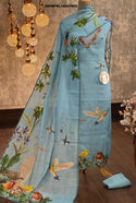 Digital Printed Linen Kurti With Shantoon Bottom And Dupatta-ISKWFBL14047655