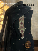 Munga Silk Kurti Kurti With Shantoon Bottom And Dupatta-ISKWFBL1504Nk2444