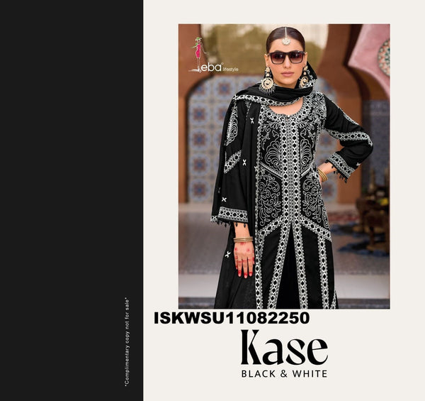 Embroidered Chinon Kurti With Pant And Dupatta-ISKWSU11082250