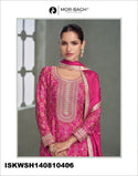Printed Chinon Silk Kurti With Sharara And Dupatta-ISKWSH140810406
