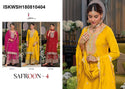 Embroidered Chinon Kurti With Sharara And Dupatta-ISKWSH180810404