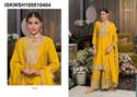 Embroidered Chinon Kurti With Sharara And Dupatta-ISKWSH180810404
