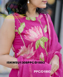 Pichwai Printed Cotton A-Line Kurti With Pant And Kota Doriya Dupatta-ISKWSU1308PPC/D1893