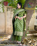 Banarasi Weaved Chanderi Silk Kurti With Silk Pant And Banarasi Dupatta-ISKWSU1608PPC/D1932