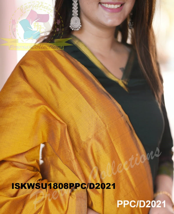 Ikkat Printed Silk Kurti With Silk Pant And Dupatta-ISKWSU1808PPC/D2021