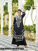 Embroidered Rayon Kurti With Palazzo-ISKWKU19084322