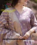 Banarasi Weaved Chanderi Silk Kurti With Silk Pant And Banarasi Dupatta-ISKWSU2008PPC/D1990