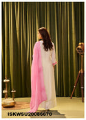 Embroidered Crepe Silk Kurti With Palazzo And Dupatta-ISKWSU21086670