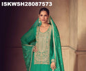 Digital Printed Chinon Kurti With Sharara And Dupatta-ISKWSH28087573
