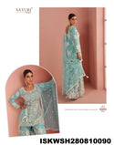 Embroidered Net Kurti With Sharara And Dupatta-ISKWSH280810090