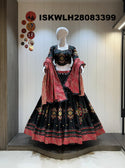 Cotton Lehenga With Padded Blouse And Bandhani Printed Dupatta-ISKWLH28083399