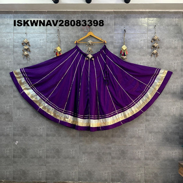 Sequined Rayon Cotton Lehenga-ISKWNAV28083398
