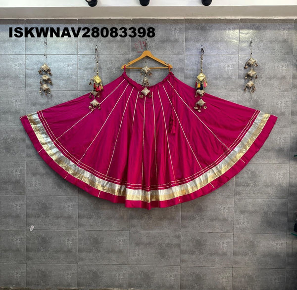 Sequined Rayon Cotton Lehenga-ISKWNAV28083398