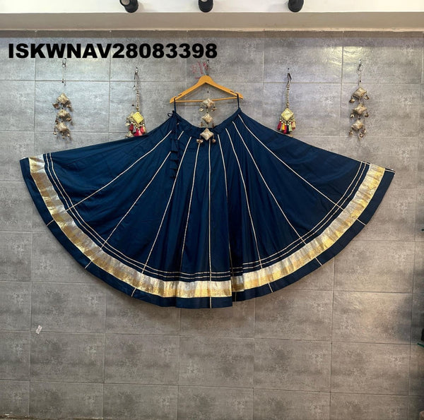 Sequined Rayon Cotton Lehenga-ISKWNAV28083398