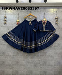 Sequined Silk Lehenga With Blouse-ISKWNAV28083397