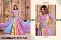 Embroidered Viscose Cotton Lehenga With Blouse And Dupatta-ISKWNAV010911145