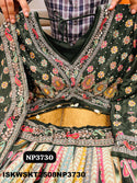 Digital Printed Crepe Silk Skirt With Crop Top And Dupatta-ISKWSKT2508NP3730