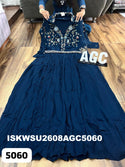 Embroidered Maslin Gown-ISKWGN2608AGC5060