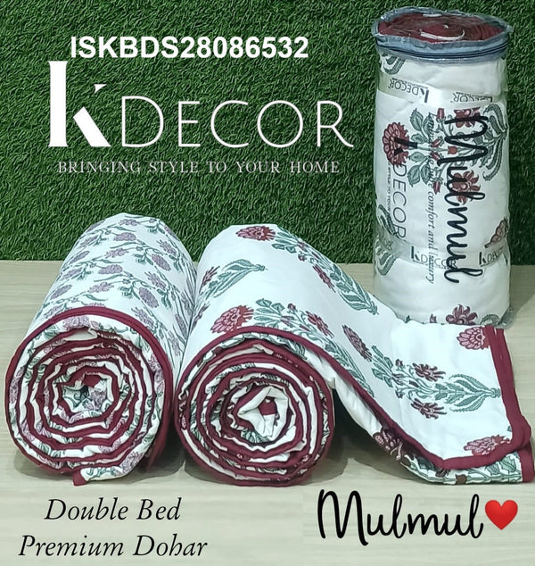 Printed Single Bed Reversible AC Comforter Set-ISKBDS28086532