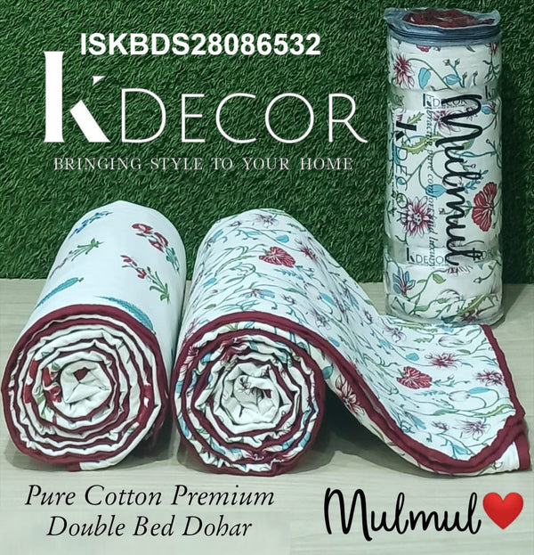 Printed Single Bed Reversible AC Comforter Set-ISKBDS28086532