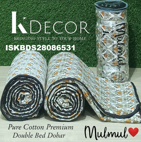 Printed Single Bed Reversible AC Comforter Set-ISKBDS28086531