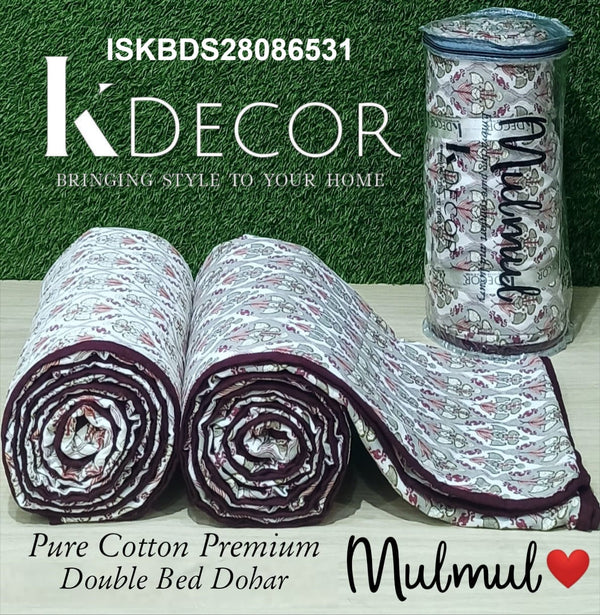Printed Single Bed Reversible AC Comforter Set-ISKBDS28086531