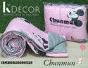 3 Layer Cotton Double Bed Reversible AC Dohar Set -ISKBDS28086529