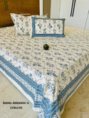 Cotton Jambo Kingsize Bedsheet With Pillow Cover-ISKBDS05045603