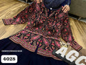 Georgette Top With Sharara And Embroidered Dupatta-ISKWSH1904AGC4028