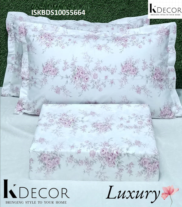 Printed Cotton Kingsize Bedsheet-ISKBDS10055664