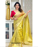 Tissue Silk Saree With Blouse-ISKWSR11050030