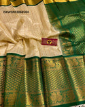 Handloom Kappudam Silk Saree With Contrast Blouse-ISKWSR03068504