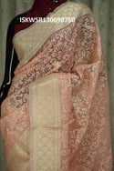 Handloom Organza Saree With Blouse-ISKWSR130698750