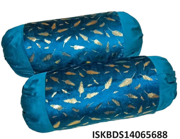 Foil Printed Velvet Pillow Cover-ISKBDS14065688