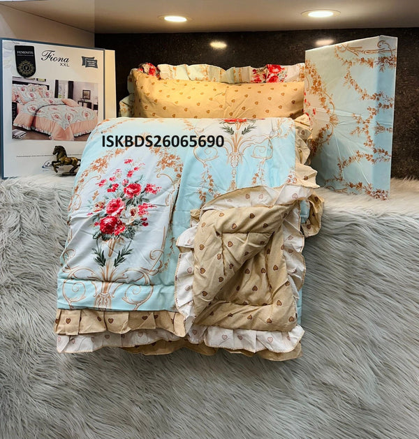 Florence 4 pcs Reversable Comforter Set-ISKBDS26065690